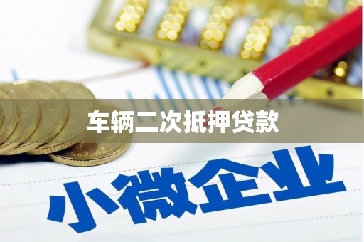 青河车辆二次抵押贷款