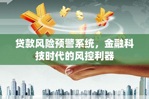 青河贷款风险预警系统，金融科技时代的风控利器