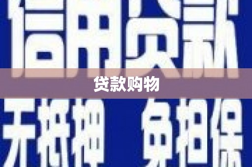 青河贷款购物