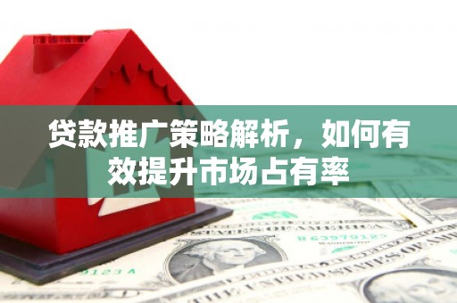青河贷款推广策略解析，如何有效提升市场占有率