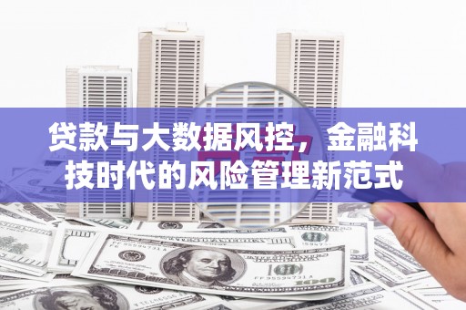 青河贷款与大数据风控，金融科技时代的风险管理新范式