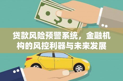 青河贷款风险预警系统，金融机构的风控利器与未来发展