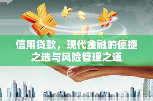 青河信用贷款，现代金融的便捷之选与风险管理之道