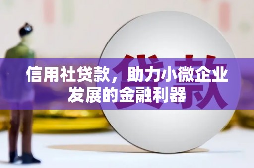青河信用社贷款，助力小微企业发展的金融利器