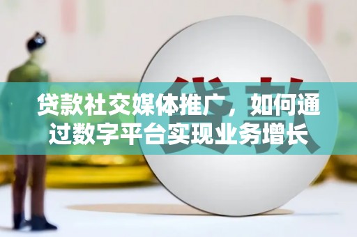 青河贷款社交媒体推广，如何通过数字平台实现业务增长