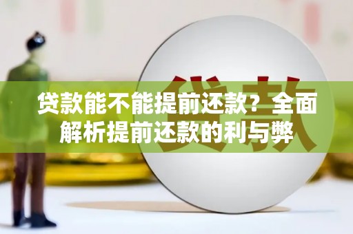 青河贷款能不能提前还款？全面解析提前还款的利与弊