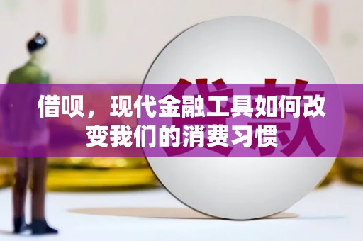 青河借呗，现代金融工具如何改变我们的消费习惯