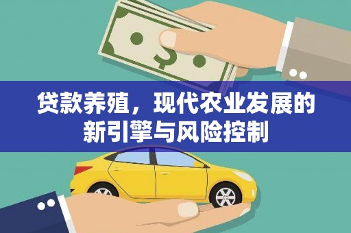 青河贷款养殖，现代农业发展的新引擎与风险控制