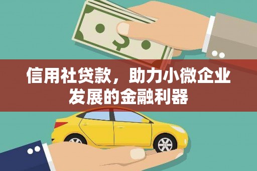 青河信用社贷款，助力小微企业发展的金融利器