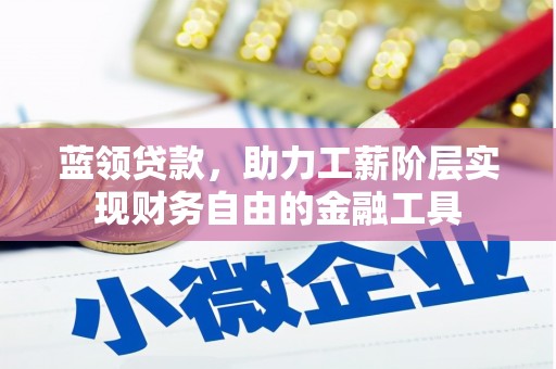 青河蓝领贷款，助力工薪阶层实现财务自由的金融工具