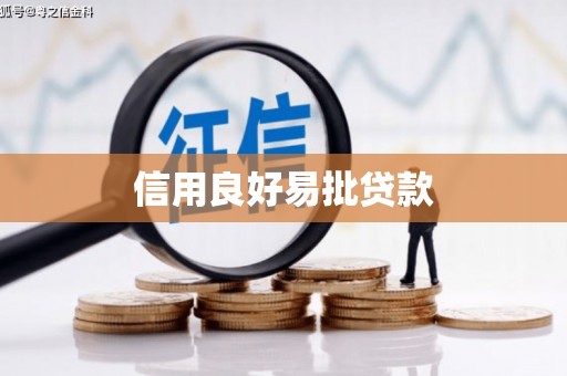 青河信用良好易批贷款
