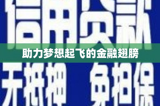 青河助力梦想起飞的金融翅膀