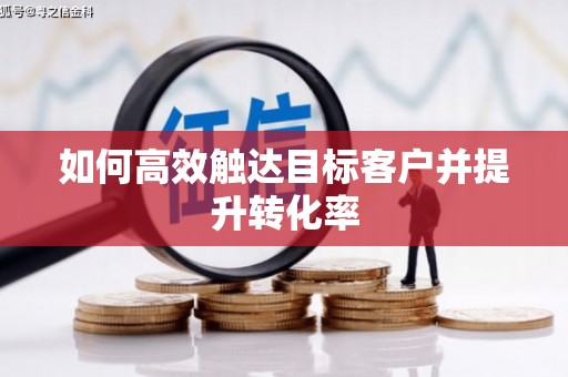 青河如何高效触达目标客户并提升转化率